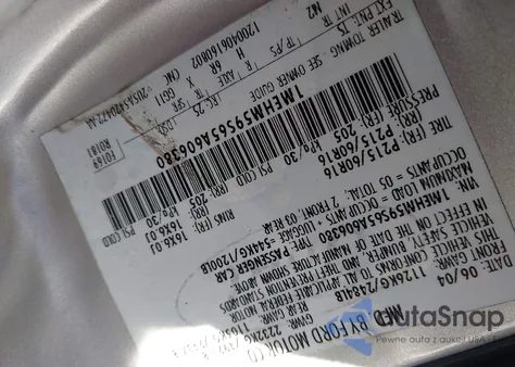 2005 Mercury Sable Ls Premium from USA, damaged, VIN 1MEHM59S65A606380